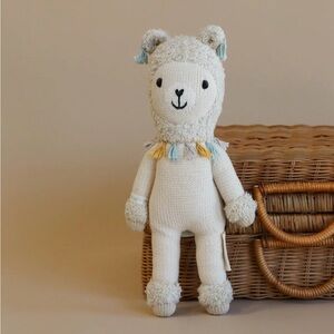 Cuddle + Kind Lucas the Llama Plush 21” Stuffed Animal Handmade Knitted Peru